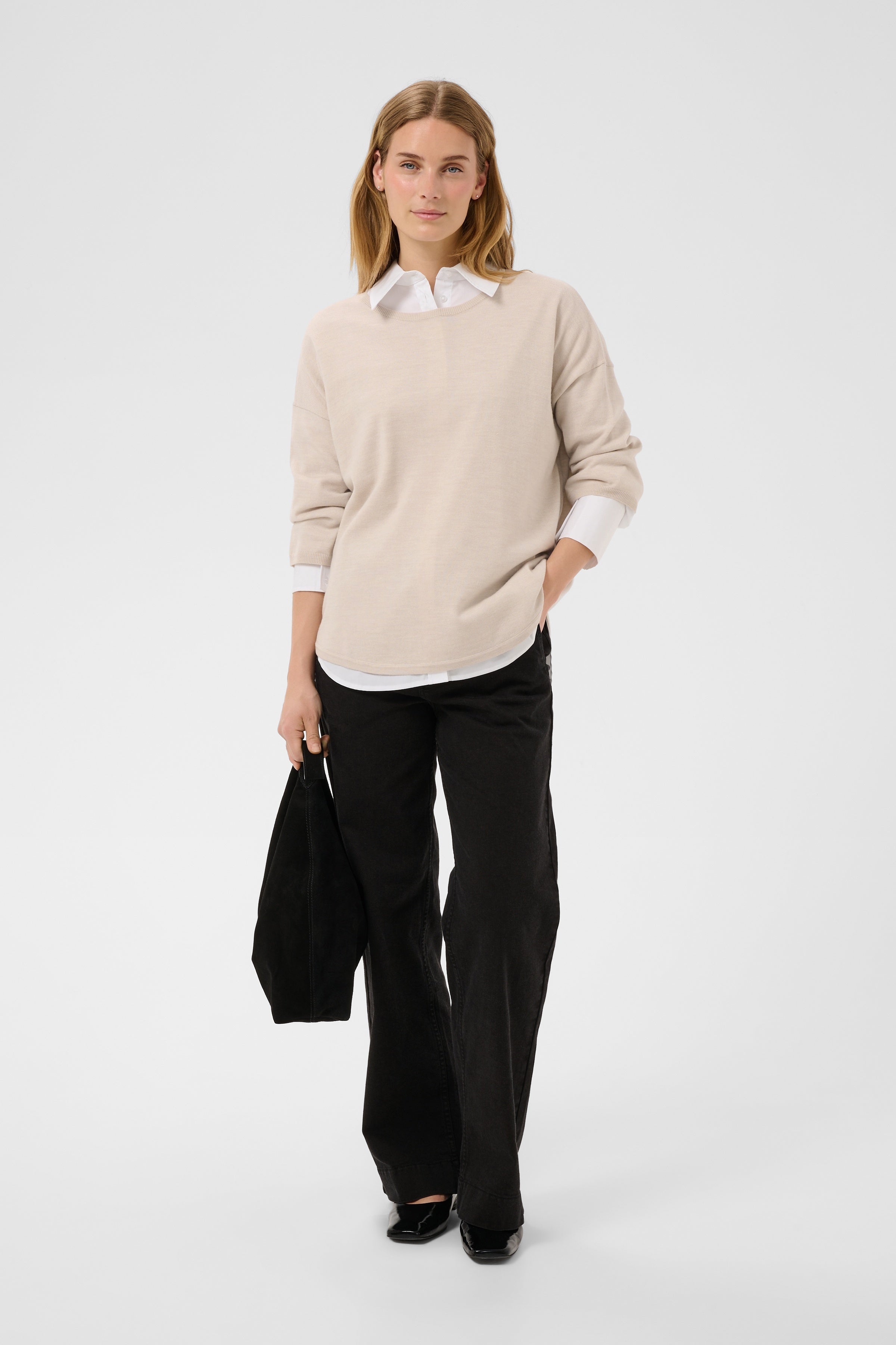 PART TWO DanuPW Pullover - Natural Melange