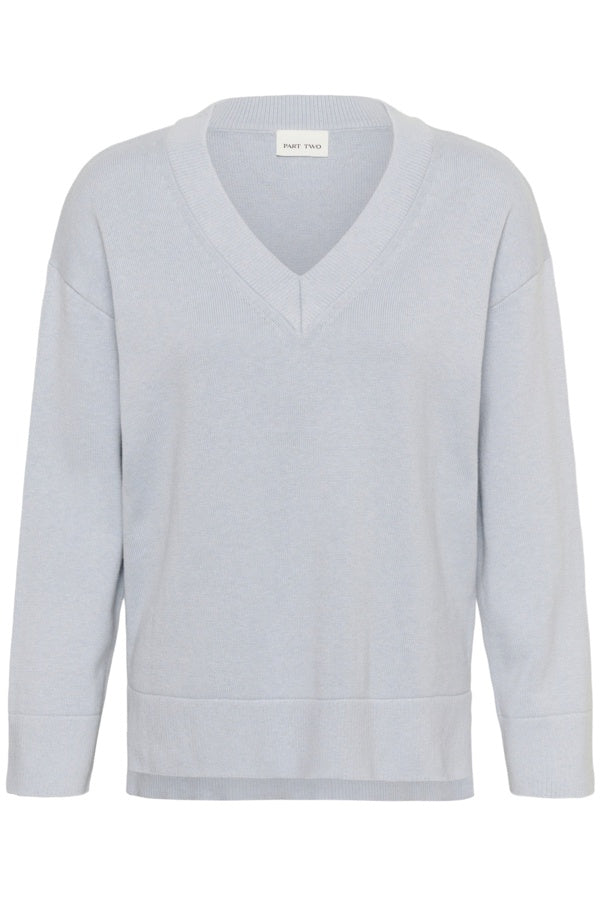 PART TWO CharlinPW Pullover - Gray Dawn
