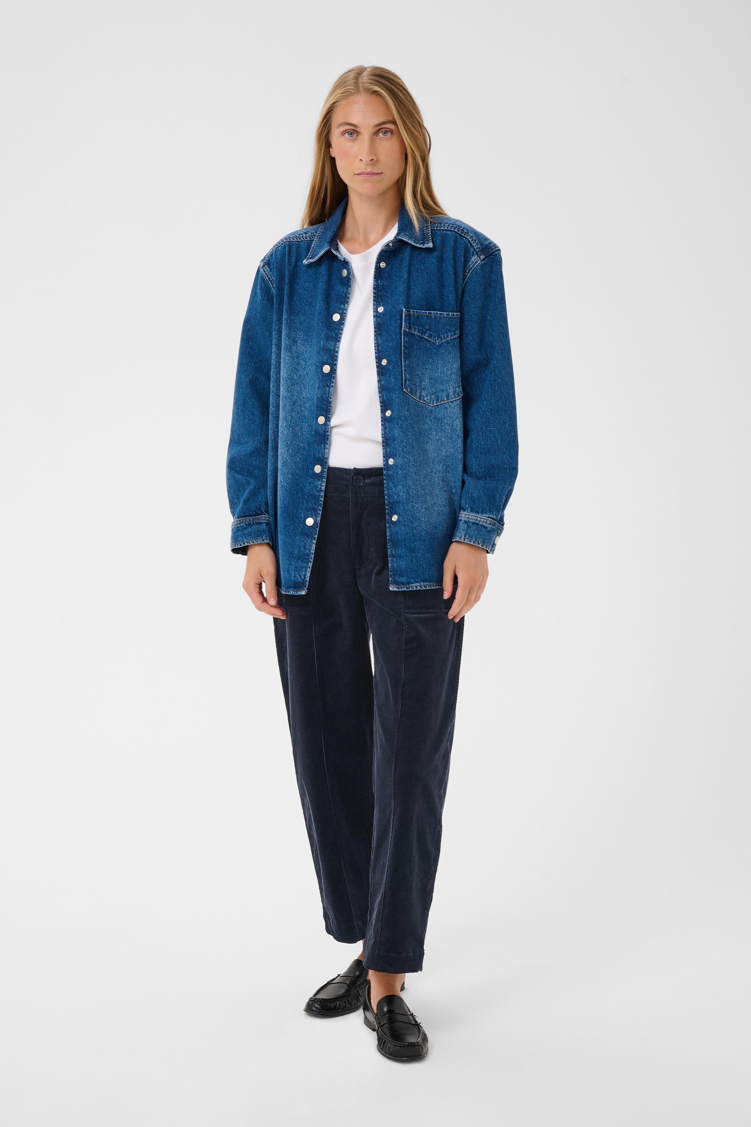 PART TWO NettaPW Pants - Dark Navy