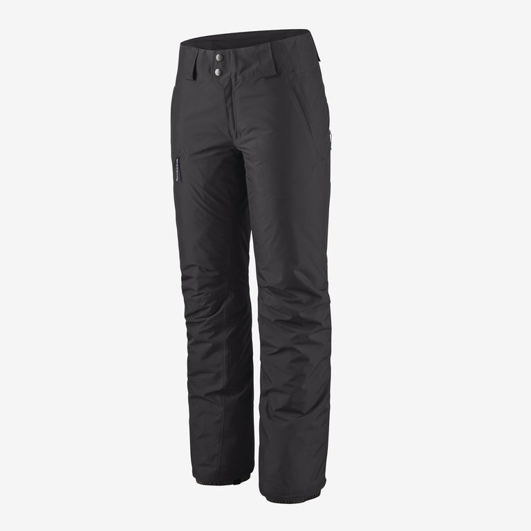 Womens Patagonia Insulated Powder Town Pants - Regular Length Black