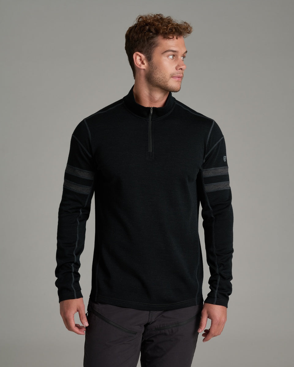KUHL Men's Kuhl Team Merino 1/4 Zip - Koal