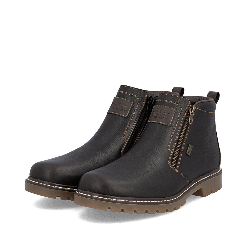 RIEKER Men's Ankle Boot 39871 Nelson - Brown