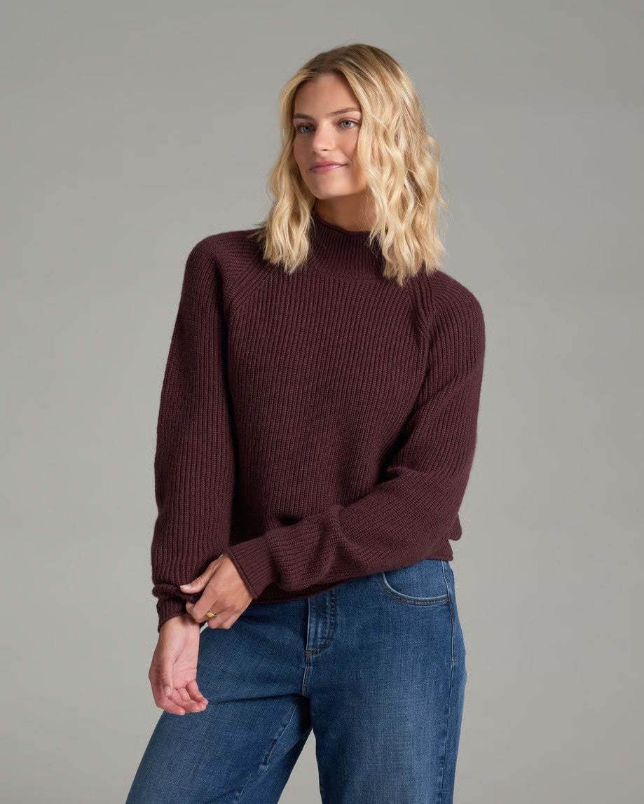 KUHL Women's Strova Roll Neck Sweater - Mulberry