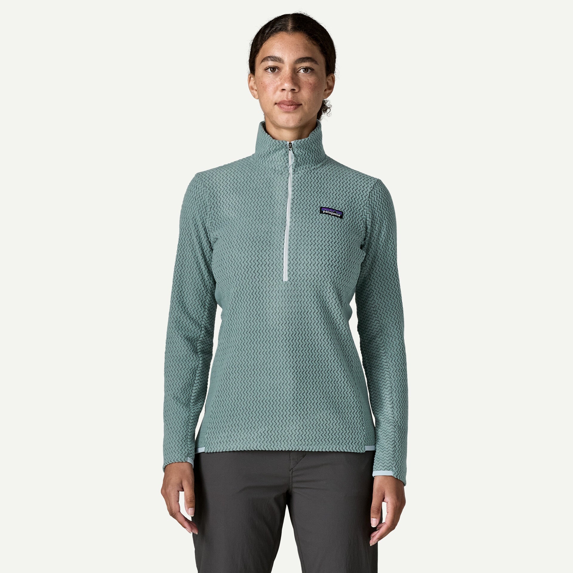 PATAGONIA Women's R1 Air Zip Neck - Blue Sage
