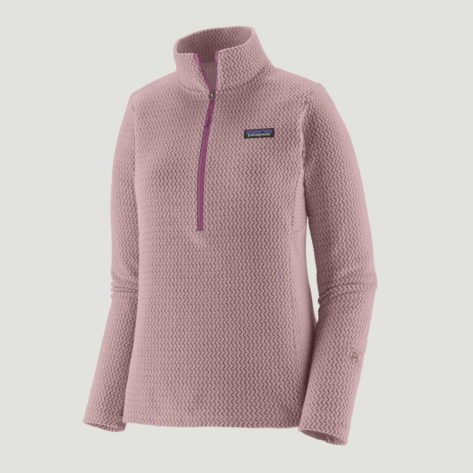 PATAGONIA Women's R1 Air Fleece Zip Neck - Quiet Violet