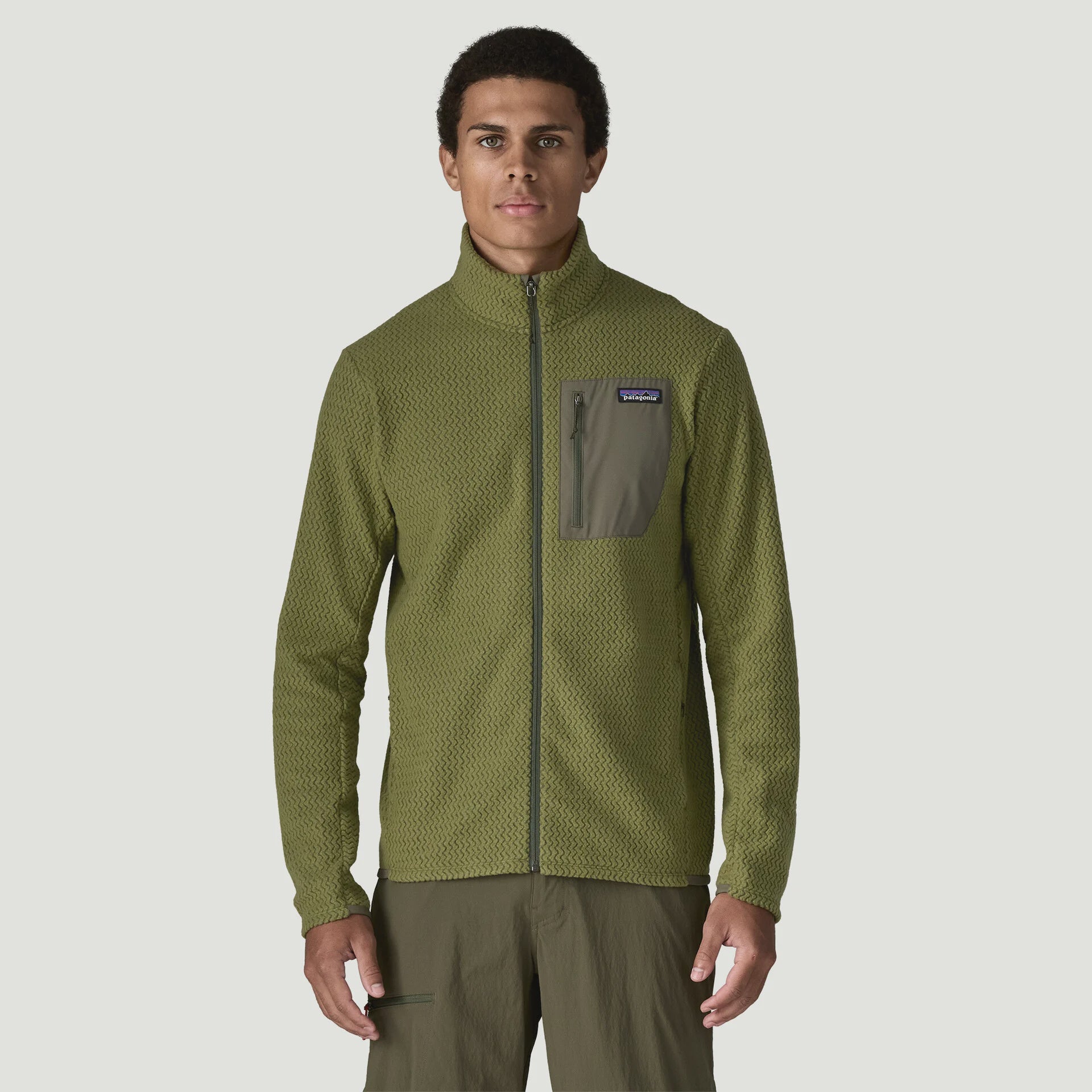 PATAGONIA Men's R1 Air Fleece Jacket - Caper Green