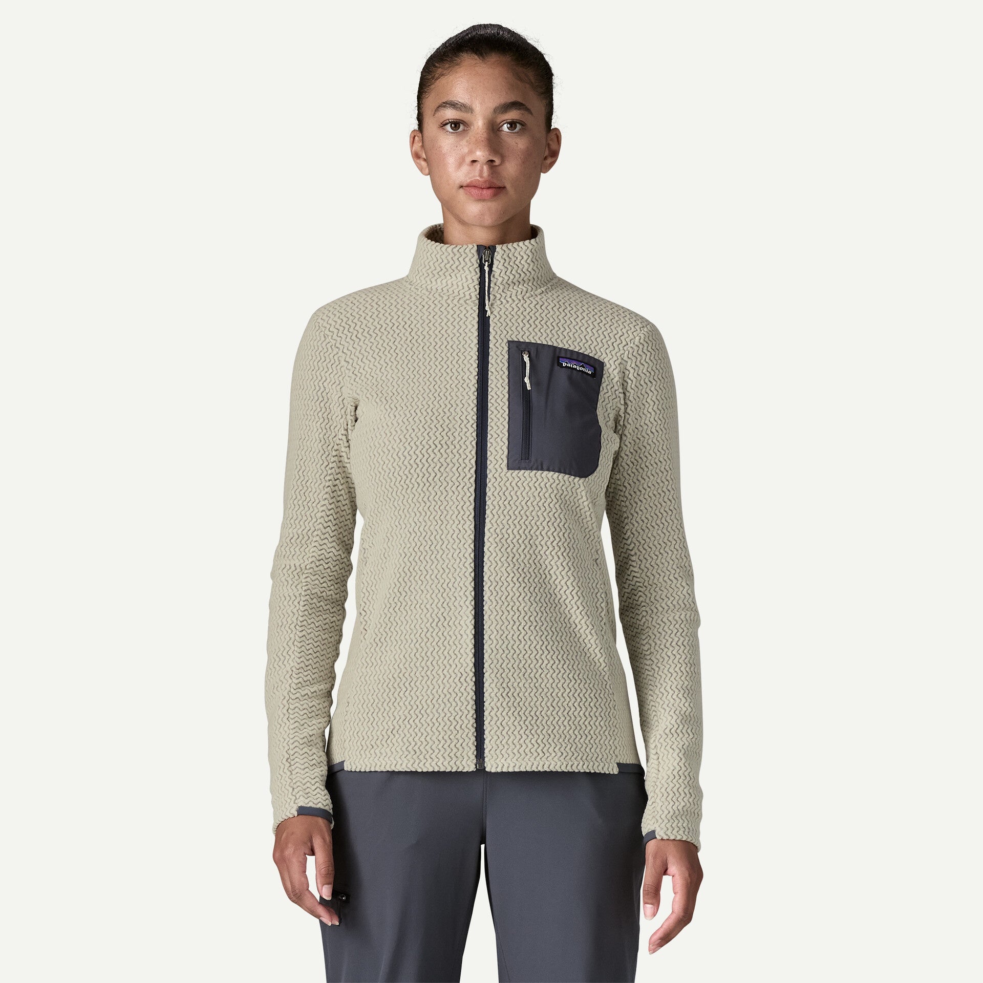 PATAGONIA Women's R1 Air Jacket - Wool White