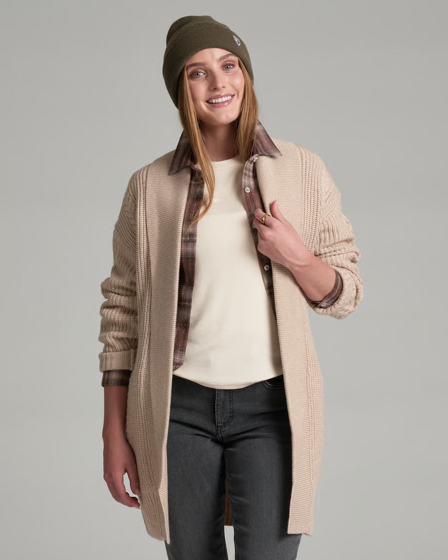 KUHL Women's Fireside Cardigan - Natural