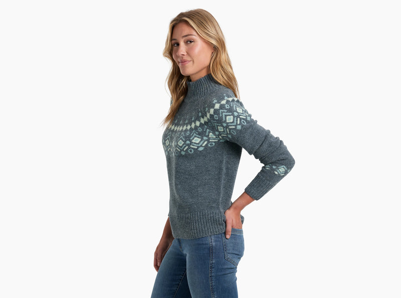 KÜHL Women's Alpina Sweater - Mineral Blue