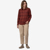 Patagonia Women Fjord Flannel Shirt -Oxide Red