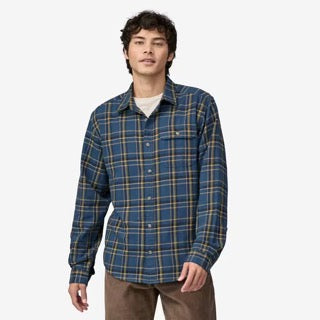 Men's Long-Sleeved Cotton in Conversion Lightweight Fjord Flannel Shirt - Major: Tidepool Blue