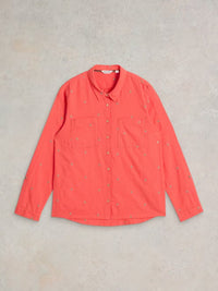 White Stuff - Womens - Sophie Organic Cotton Shirt - Bright Pink