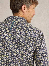 White Stuff - Mens- Fuji Flower Print - Navy Print