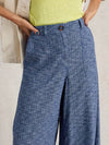 White Stuff - Women - Roxy Linen Blend Culotte - Blue Multi