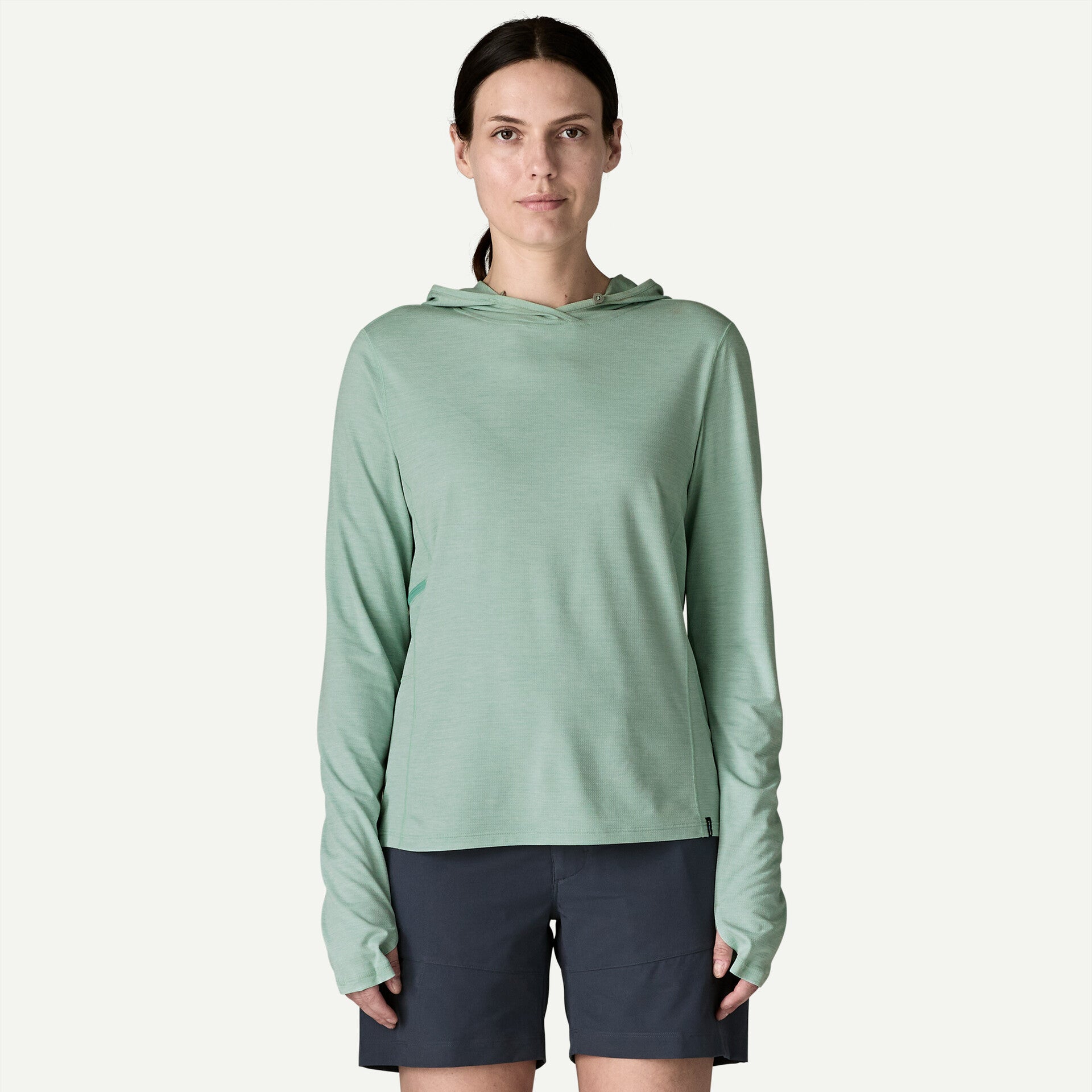 PATAGONIA Women's Capilene Cool Sun Hoody - Thermal Blue - Thin Ice X-Dye