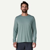 PATAGONIA Men's Long-Sleeved Capilene Cool Daily Shirt - Blue Sage - Light Blue Sage X-Dye