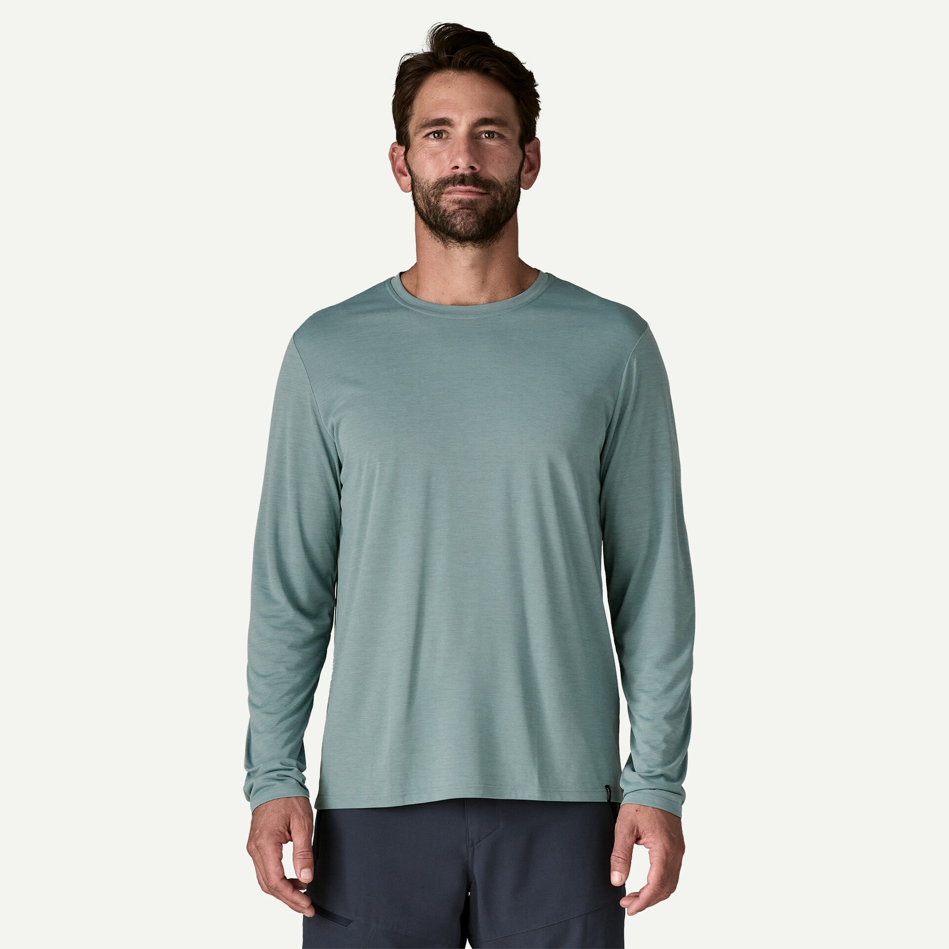 PATAGONIA Men's Long-Sleeved Capilene Cool Daily Shirt - Blue Sage - Light Blue Sage X-Dye