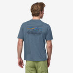 M's Capilene® Cool Daily Graphic Shirt -'73 Skyline: Utility Blue X-Dye