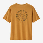 M's Capilene® Cool Daily Graphic Shirt Spoke Stencil: Pufferfish Gold X-Dye