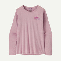 PATAGONIA Women's Long-Sleeved Capilene Cool Daily Shirt - Trailcheck - Quiet Violet