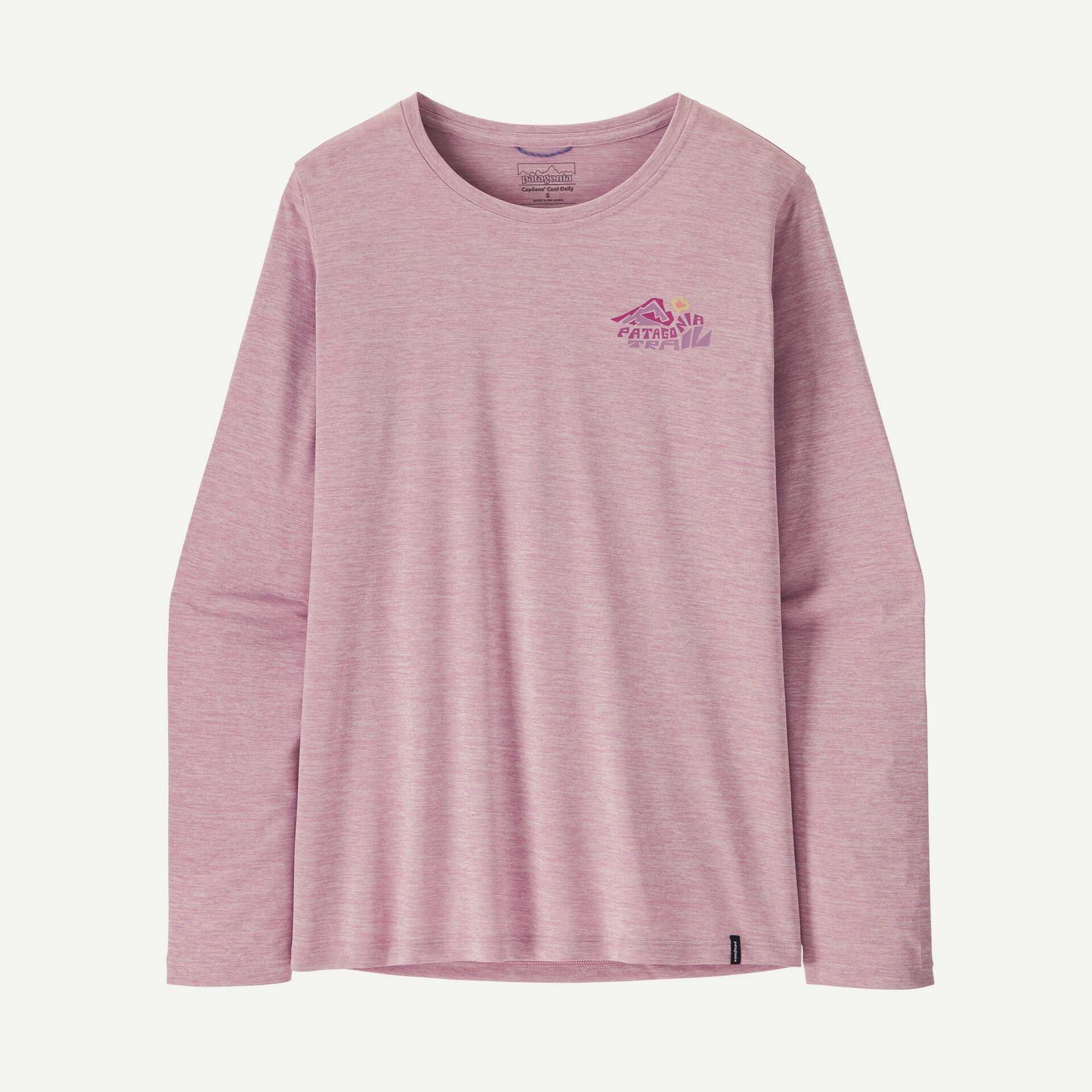 PATAGONIA Women's Long-Sleeved Capilene Cool Daily Shirt - Trailcheck - Quiet Violet