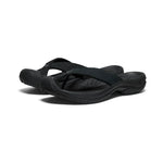 M's Waimea Flip Flop - Black Leather