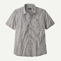 Patagonia Men's Go To Shirt -Bees and Flowers: Salt Grey