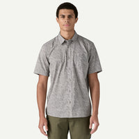 Patagonia Men's Go To Shirt -Bees and Flowers: Salt Grey