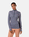 KARI TRAA Rose Half Zip Baselayer Top