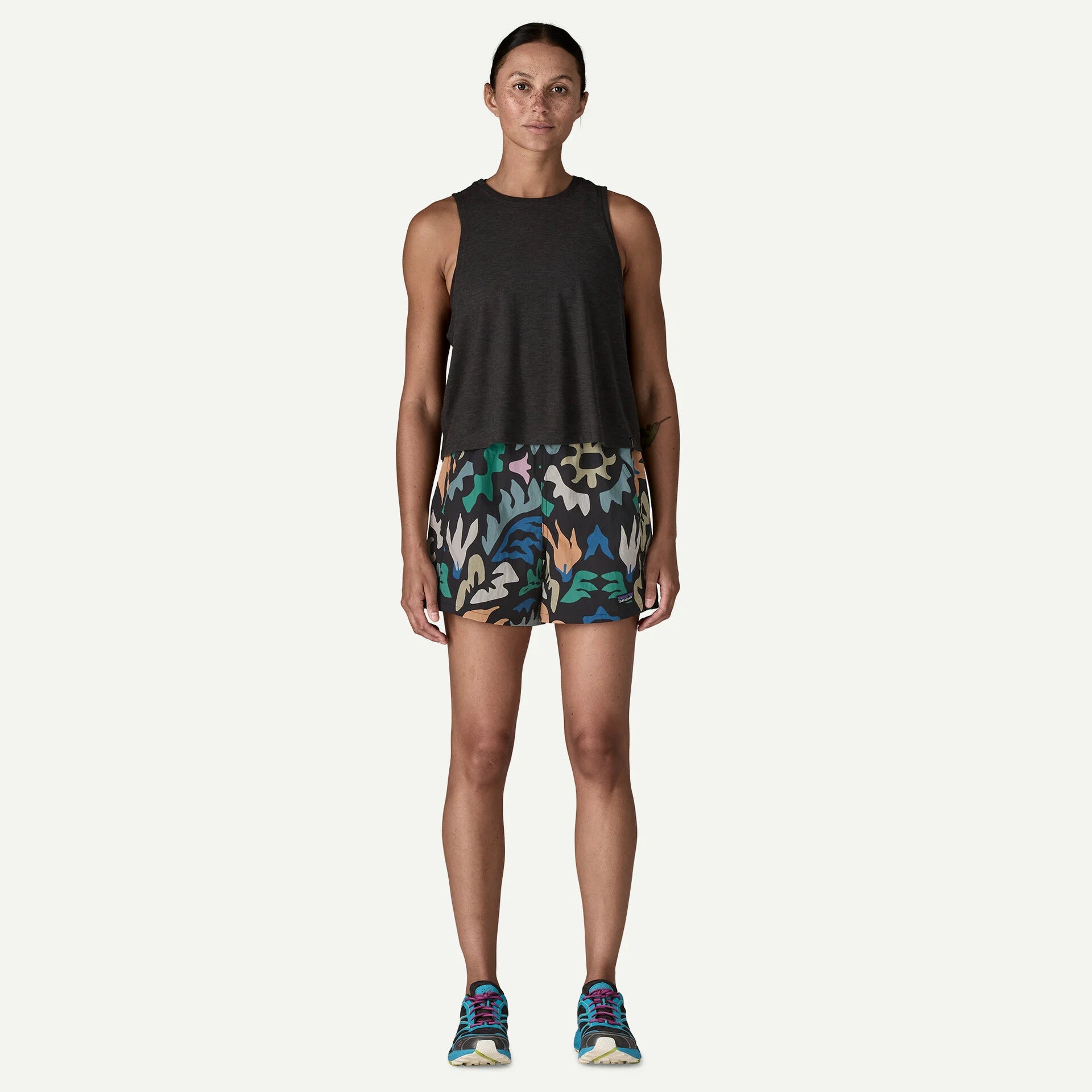 PATAGONIA Women's Baggies Shorts - 5 inch - Kaleido: Black