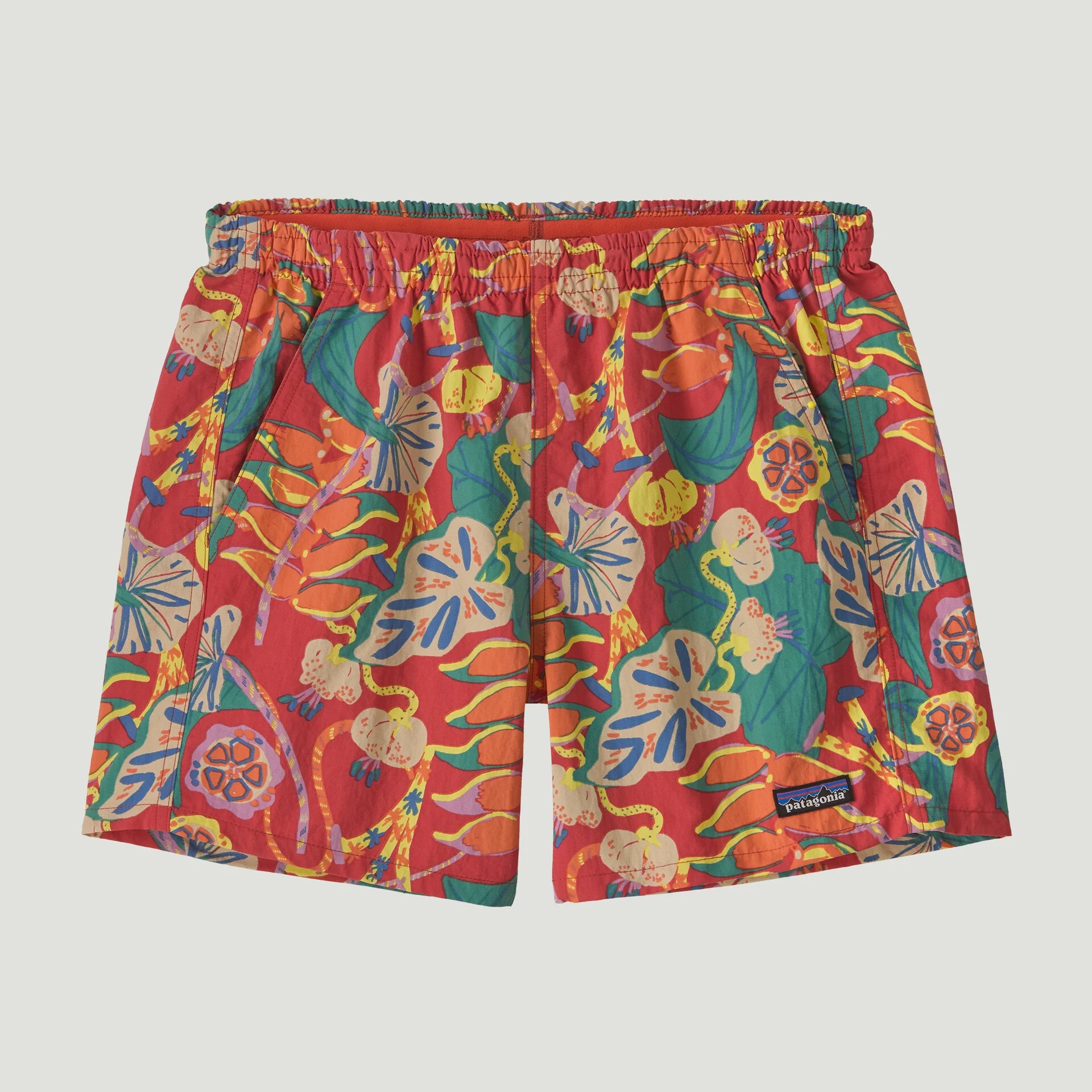 PATAGONIA Women's Baggies Shorts - 5 inch - Tropiclimb: Hot Ember