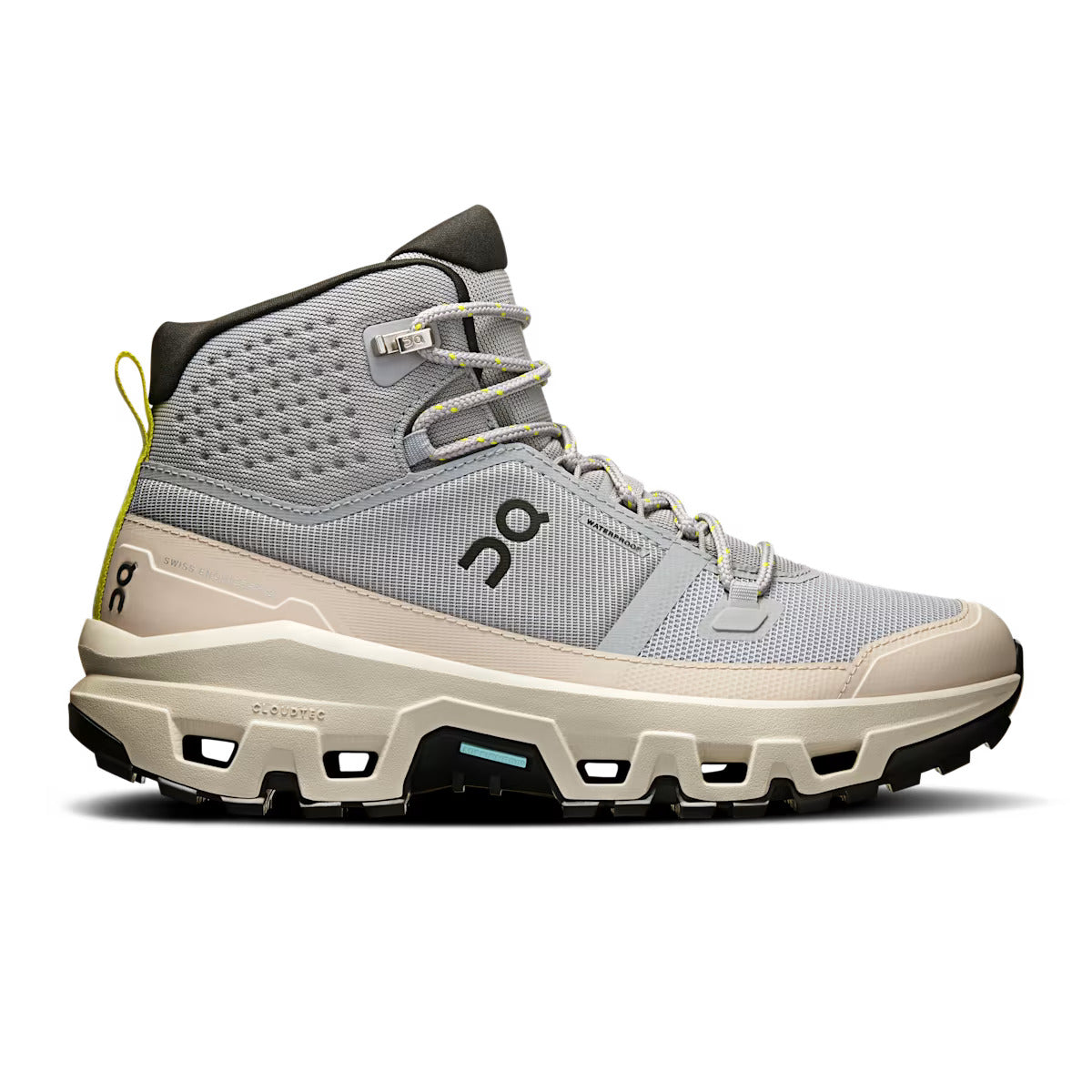 ON RUNNING Women's Cloudrock Mid Waterproof - Alloy|Ice