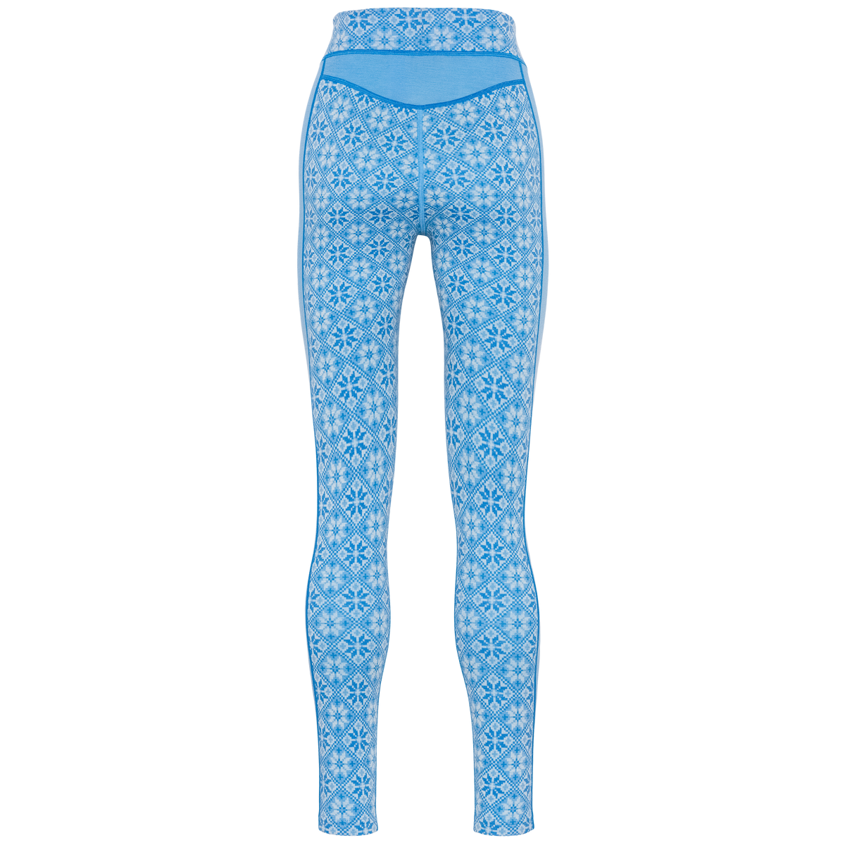 KARI TRAA Rose High Waist Merino Wool Base Layer Pants - Ocean