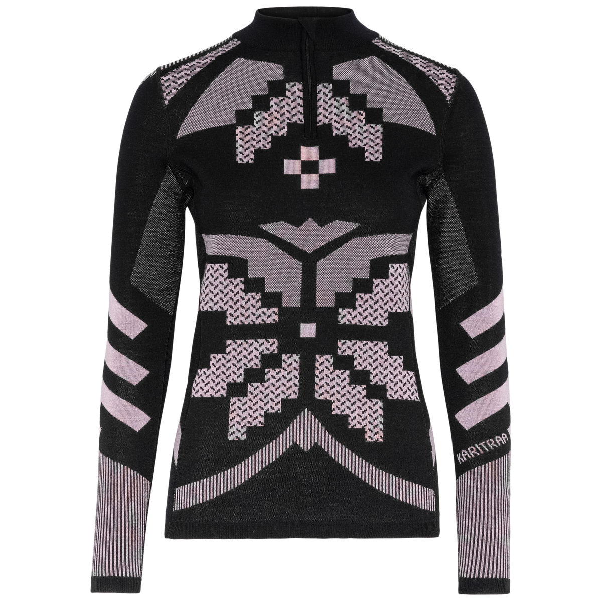 KARI TRAA Faith Half Zip - Black