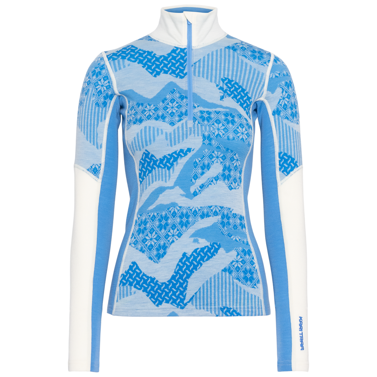 KARI TRAA Olea Half Zip - Ocean
