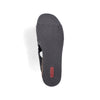 Rieker Women Sandal - 62971-00n - Black & White Multi