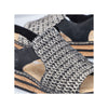 Rieker Women Sandal - 62971-00n - Black & White Multi