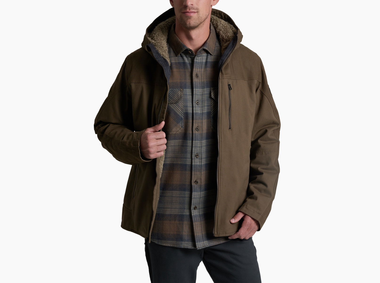 KUHL Men's Law Fleece Lined Hoody - Kanteen