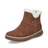Rieker Comfort Women's Winter Ankle Boot - 74260-25 Brown