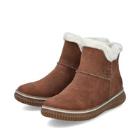 Rieker Comfort Women's Winter Ankle Boot - 74260-25 Brown