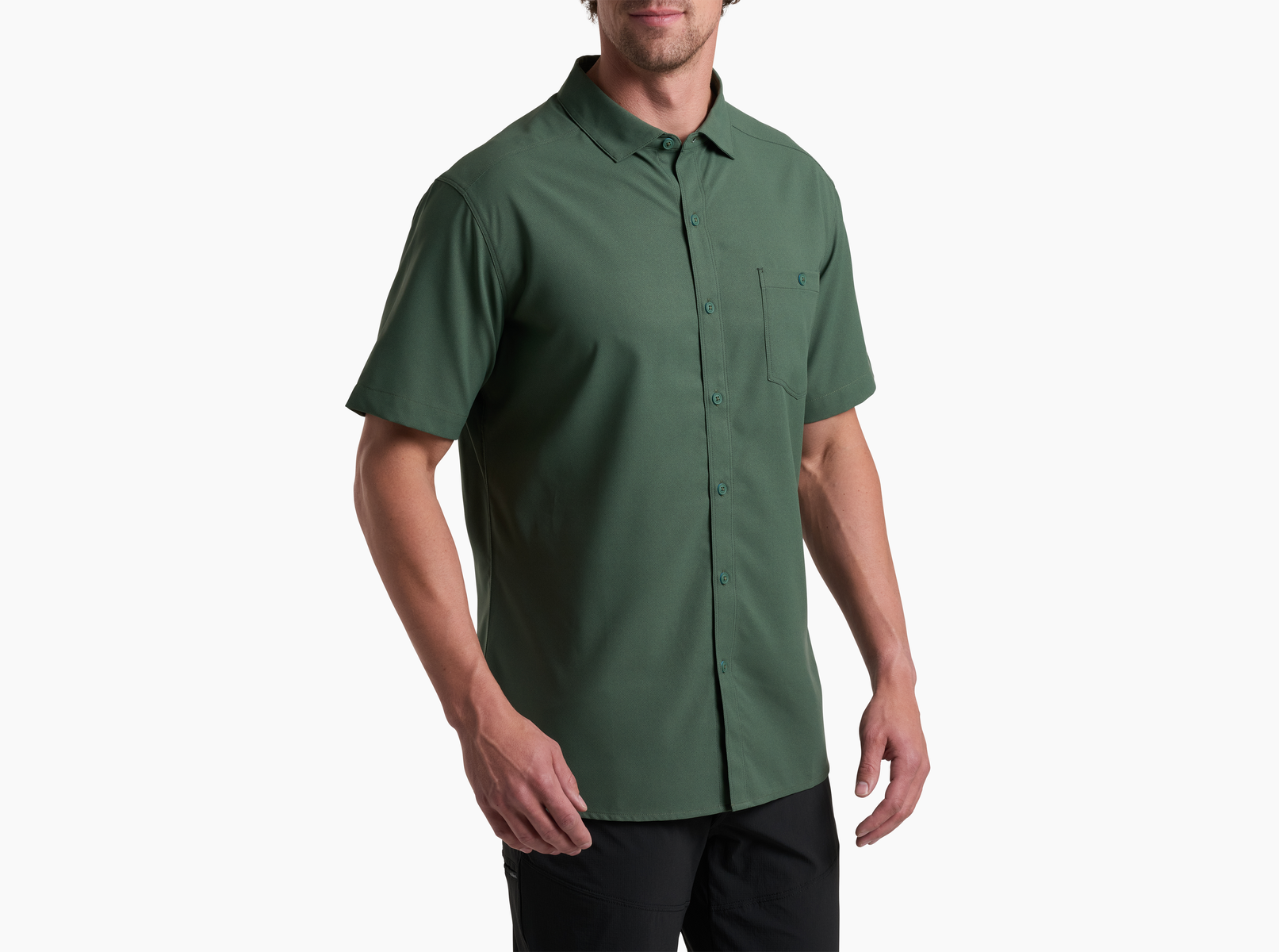 KÜHL Men's Persuadr Short Sleeve - Cypress