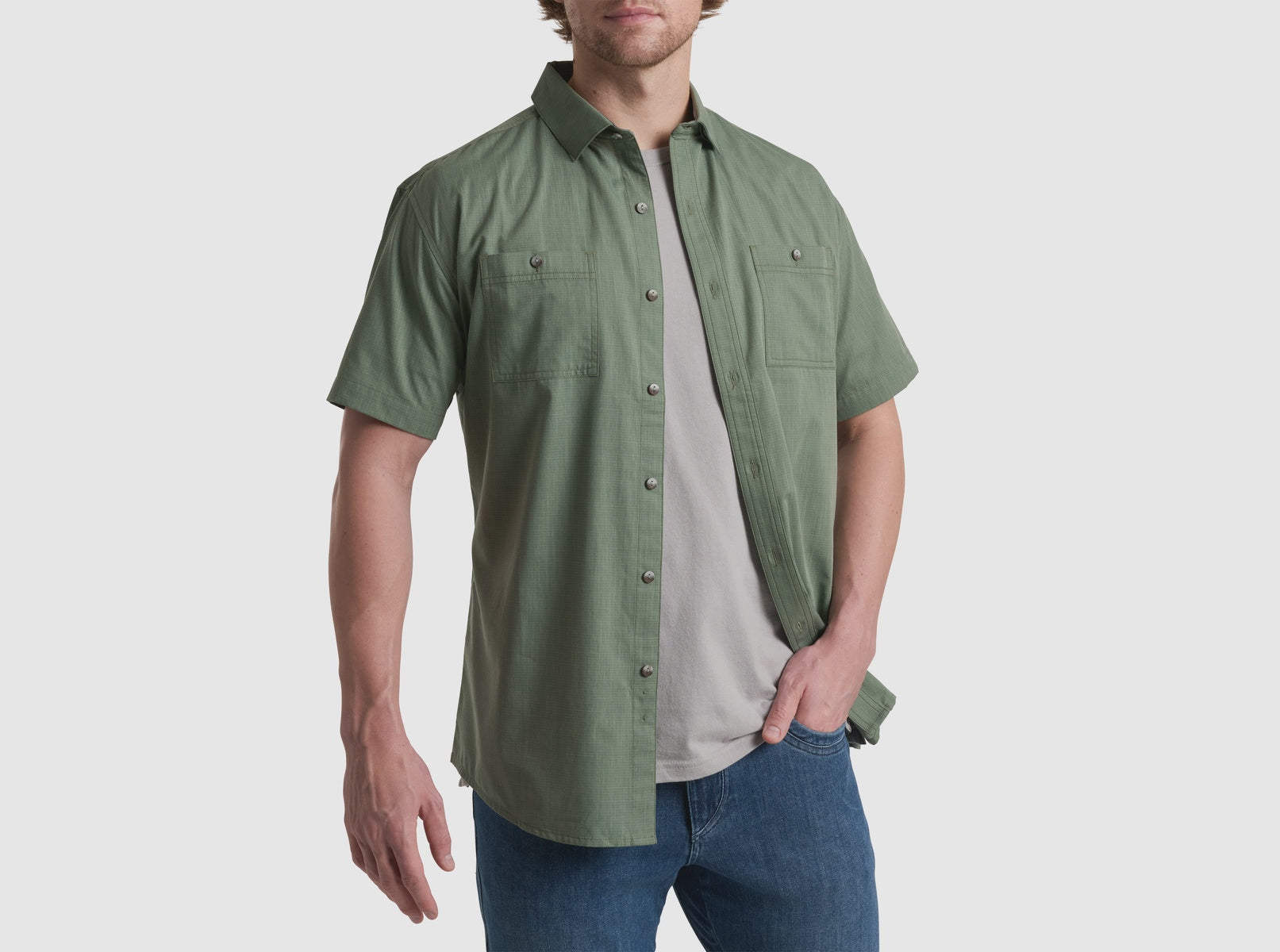 KÜHL Men's Karib Short Sleeve - Slate Green
