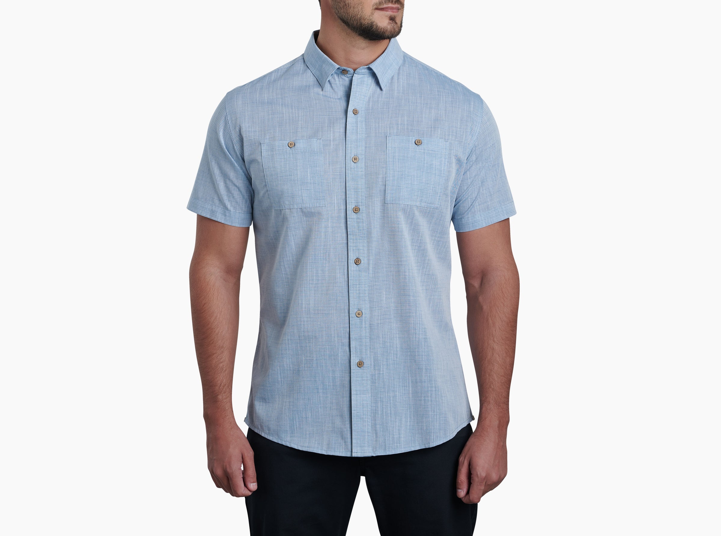 KÜHL Men's  Karib Short Sleeve - Horizon Blue