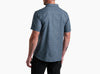 KÜHL Mens Breeze Short Sleeve shirt - Blue Gravel