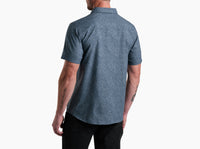 KÜHL Mens Breeze Short Sleeve shirt - Blue Gravel