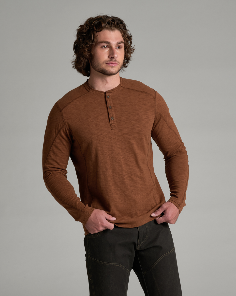 KUHL Men's Rukus Henley - Saddle Brown