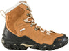 OBOZ Women Bridger 7" Waterproof Winter - Chipmunk
