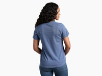 KÜHL Arabella V-Neck Short Sleeve - Flint Blue