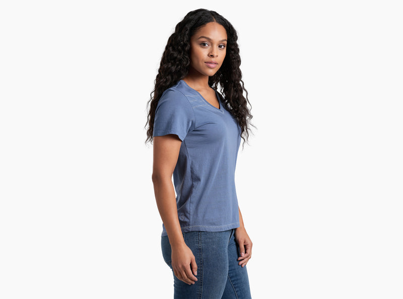 KÜHL Arabella V-Neck Short Sleeve - Flint Blue