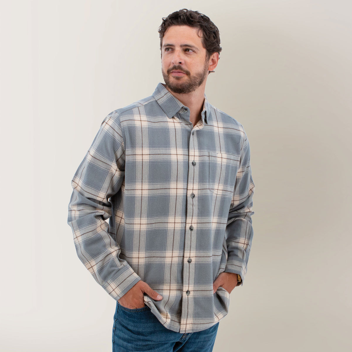 OLD RANCH - Men's Chase Shirt 26 - HI48 Grey